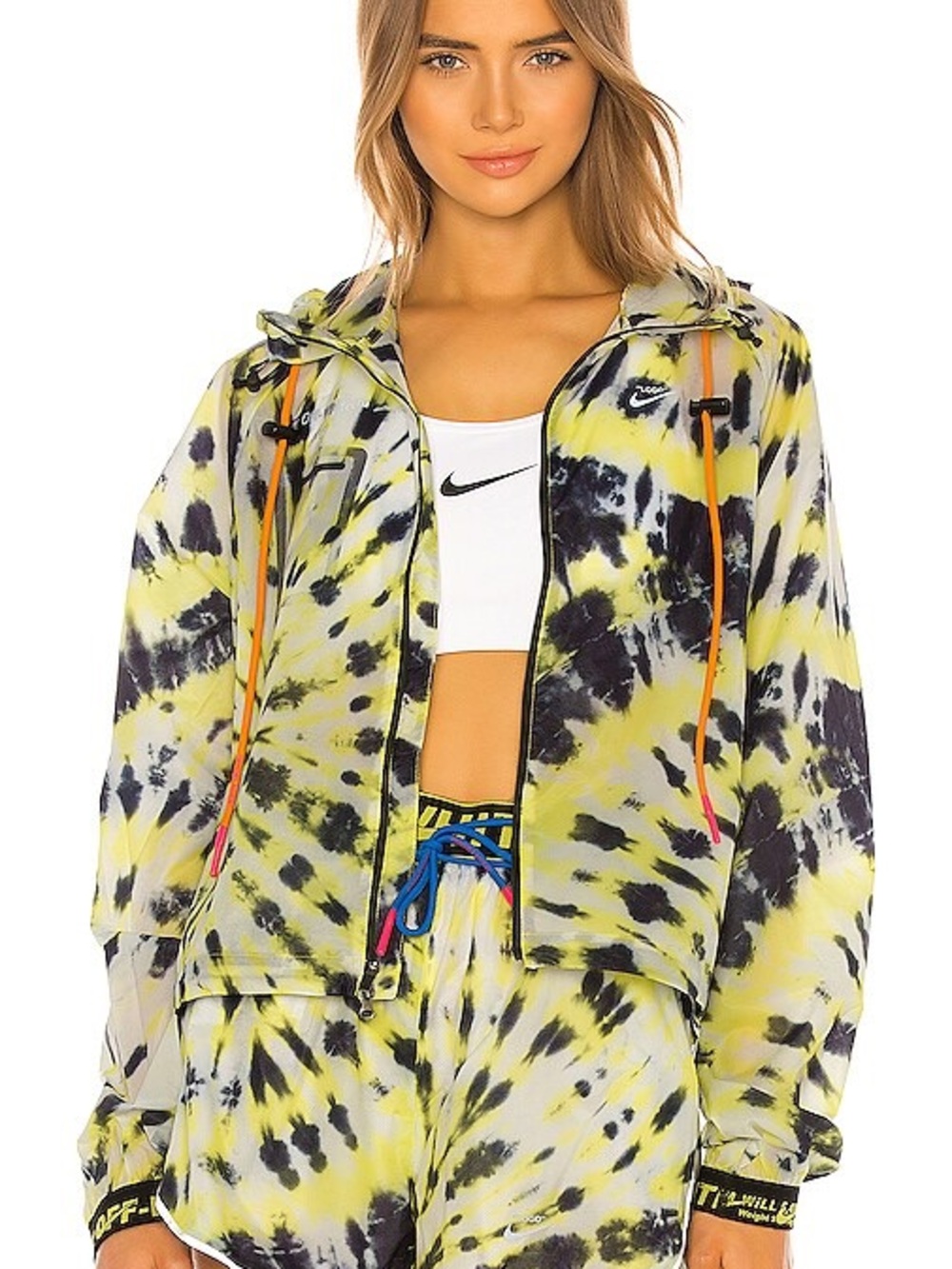 Off-White x Nike Women's NRG AOP Jacket - Volt